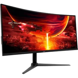 34-inch Acer Nitro ED340CU 3440 x 1440 LED Monitor Preto