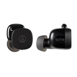 Audio Technica ATH-SQ1TW Earbud Redutor de ruído Bluetooth Earphones - Preto