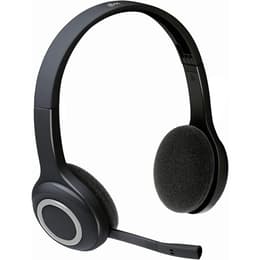 H600 redutor de ruído jogos Auscultador- wireless com microfone - Preto
