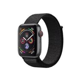 Apple Watch (Series 4) 2018 GPS + Celular 44 - Alumínio Preto sideral - Bracelete desportiva Preto