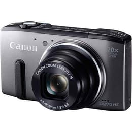 Canon PowerShot SX270 HS Compacto 12 - Cinzento