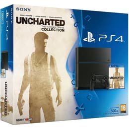 PlayStation 4 500GB - Preto + Uncharted: The Nathan Drake Collection