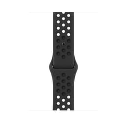 Apple Watch (Series 7) 2021 GPS 45 - Alumínio Meia-noite - Bracelete desportiva Nike Preto