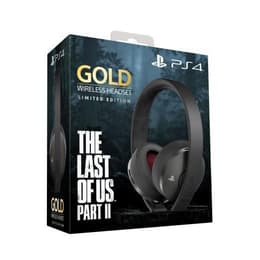 PlayStation Gold Wireless Headset The Last of Us Part II Limited Edition jogos Auscultador- sem fios com microfone - Preto