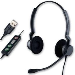 BIZ 2300 USB Duo redutor de ruído Auscultador- com fios com microfone - Preto