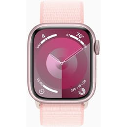 Apple Watch Series 9 (2023) GPS 45 mm - Alumínio Rosa - Loop desportiva Rosa