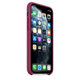 Capa de silicone Apple - iPhone 11 Pro Max - Silicone Vermelho granada