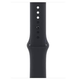Apple Watch Series 9 (2023) GPS + Celular 45 mm - Aço inoxidável Grafite - Bracelete desportiva Midnight