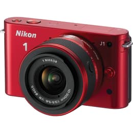 1 J1 - Vermelho + Nikon 1 Nikkor 10-30mm f/3.5-5.6 VR + 1 Nikkor VR 30-110mm f/3.8-5.6 f/3.5-5.6 + f/3.8-5.6