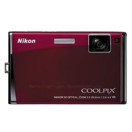 Compacto CoolPix S60 - Vermelho + Nikon Nikkor Optical Zoom 33-165 mm f/3.8-4.8 f/3.8-4.8
