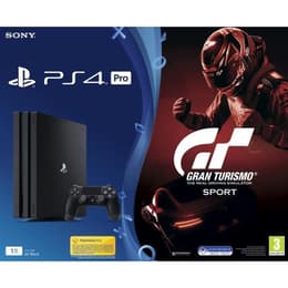 PlayStation 4 Pro 1000GB - Preto + Grand Turismo Sport