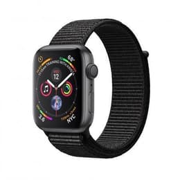 Apple Watch (Series 4) 2018 GPS + Celular 44 - Alumínio Cinzento sideral - Circuito desportivo Preto