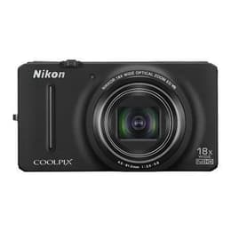 Compacto Coolpix S9200 - Preto + Nikon Nikkor Wide Optical Zoom ED VR 25-450 mm f/3.5-5.9