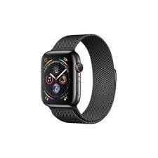 Apple Watch (Series 4) 2018 GPS 44 - Alumínio Prateado - Milanese Preto
