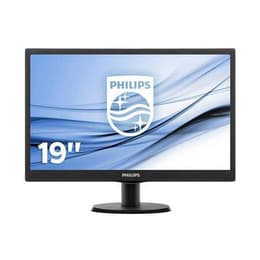 19-inch Philips 193V5LSB2 1366 x 768 LCD Monitor Preto