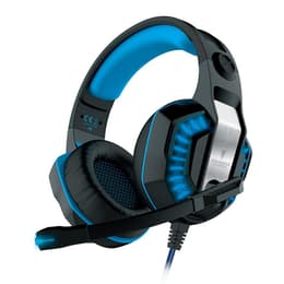 Freyr jogos Auscultador- com fios (sector) com microfone - Preto/Azul
