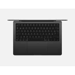 MacBook Pro 14" (2024) - M4 da Apple com CPU 10‑core e GPU 10-Core - 16GB RAM - SSD 512GB - Ecrã de nanotextura - AZERTY - Francês