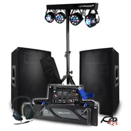 Pack Sono 3200W BM SONIC Ampli 2000W, Paire d'Enceintes 2x600W, Table de Mixage, Portique 4 Lumières Xperformer+Clé 32G Colunas Pa