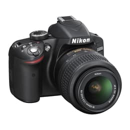 Reflexo D3200 - Preto + Nikon AF-S DX Nikkor 18-55mm f/3.5-5.6G VR f/3.5-5.6