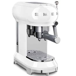 Máquinas de Café Espresso Smeg ECF01PBEU 1L - Branco