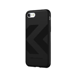 Back Market Capa iPhone 7/8/SE 2020/2022 e película de proteção - Plástico reciclado - Preto (Chevron)