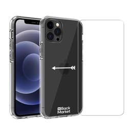 Back Market Capa iPhone 13 Pro e película de proteção - 60% Plástico reciclado - Transparente