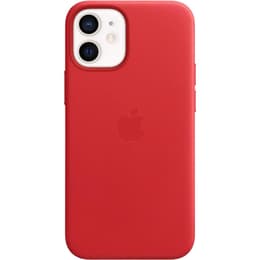 Capa em pele Apple - iPhone 12 mini - Magsafe - Couro Vermelho