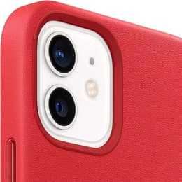 Capa em pele Apple - iPhone 12 mini - Magsafe - Couro Vermelho