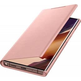 Capa Galaxy Note20 Ultra - Couro - Rosa
