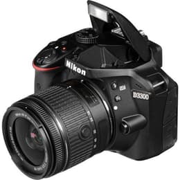 Reflexo D3300 - Preto + Nikon AF-P DX Nikkor 18-55mm f/3.5-5.6G VR f/3.5-5.6G