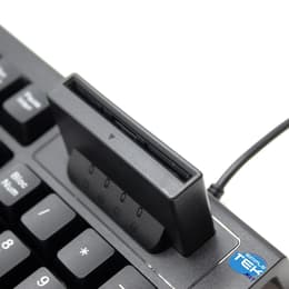 Simpletek Teclado QWERTZ Alemão Wired with Smart Card Reader