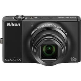 Compacto Coolpix S8000 - Preto + Nikon 10x Wide Optical Zoom ED VR 30-300mm f/3.5-5.6 f/3.5-5.6