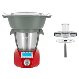 Robot De Cozinha Multifunções Compact Cook Elite CF1602 2L - Vermelho/Cizento