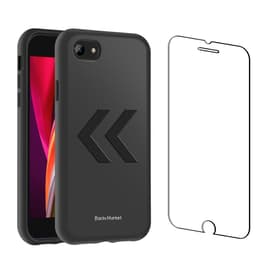 Back Market Capa iPhone 7/8 e película de proteção - Plástico reciclado - Preto