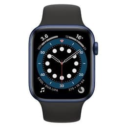 Apple Watch Series 6 (2020) GPS 44 mm - Alumínio Azul - Bracelete desportiva Preto