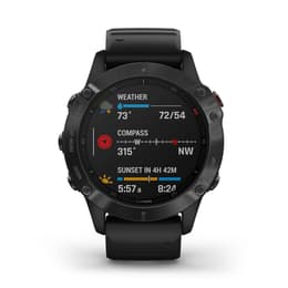 Smart Watch Garmin GPS Fenix 6 Sapphire - Preto
