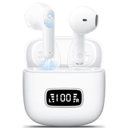 Reciclae Auriculares Inalambricos Con Pantalla Led Tactil y Cancelacion Negro Earbud Redutor de ruído Bluetooth Earphones - Branco