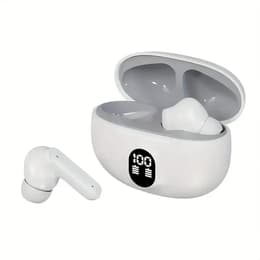 Reciclae Auriculares Inalambricos Con Pantalla Led Tactil y Cancelacion Negro Earbud Redutor de ruído Bluetooth Earphones - Branco