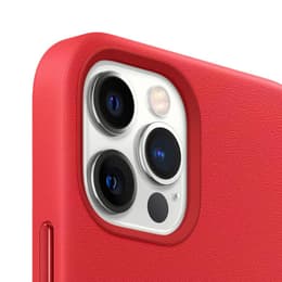 Capa em pele Apple - iPhone 12 Pro Max - Magsafe - Couro Vermelho