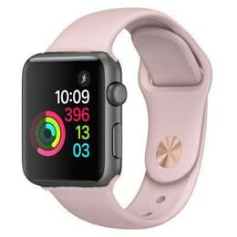 Apple Watch (Series 3) 2017 GPS 42 - Alumínio Cinzento sideral - Circuito desportivo Rosa