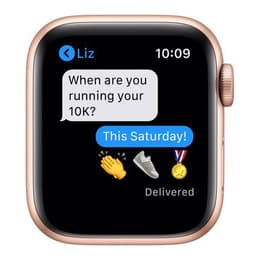 Apple Watch Series 6 (2020) GPS + Celular 44 mm - Aço inoxidável Dourado