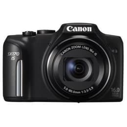 Compacto PowerShot SX170 IS - Preto + Canon Canon 5-80mm f/3.5-5.9 f/3.5-5.9