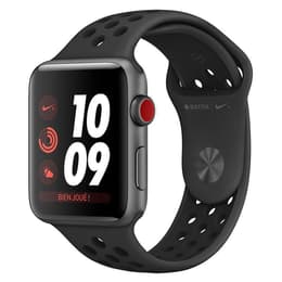 Apple Watch (Series 3) 2017 GPS + Celular 42 - Alumínio Cinzento sideral - Nike desportiva Preto