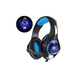 GM-1 redutor de ruído jogos Auscultador- com microfone - Preto/Azul