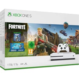 Xbox One S 1000GB - Branco + Fortnite