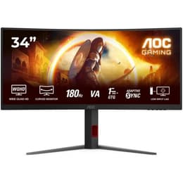 34-inch Aoc CU34G4 3440 x 1440 LED Monitor