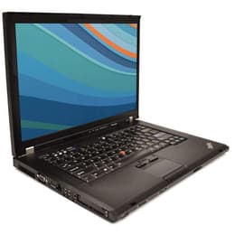 Lenovo ThinkPad T500 15-inch (2009) - Core2 Duo-P8600 - 4GB - HDD 160 GB AZERTY - Francês