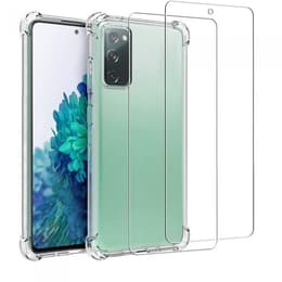 Capa Galaxy S20 FE e 2 películas de proteção - TPU - Transparente