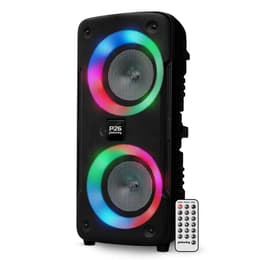 Enceinte Sonorisation Autonome sur batterie à LED - Pickering PANTHER P26 - 300W, Bluetooth USB SD, 4 modes Equaliseurs, Téléco Bluetooth Speakers - Preto