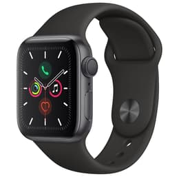 Apple Watch (Series 5) 2019 GPS + Celular 44 - Titânio Preto - Bracelete desportiva Preto
